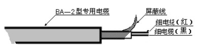 超聲波液位計(jì)電纜線說(shuō)明圖