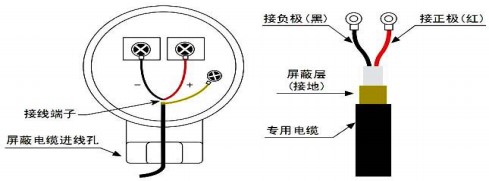 超聲波水流量計(jì)探頭接線圖